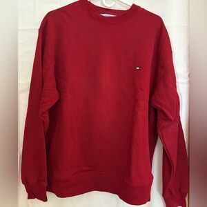 Tommy Hilfiger Bold Red Crewneck Sweatshirt size S